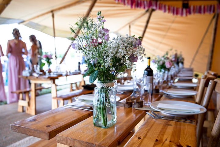 Northamptonshire Tipi Wedding
