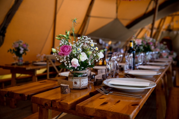 Northamptonshire Tipi Wedding