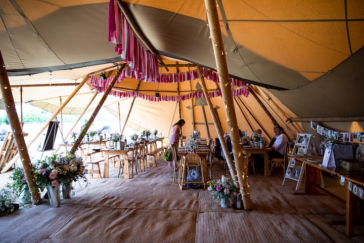 Northamptonshire Tipi Wedding