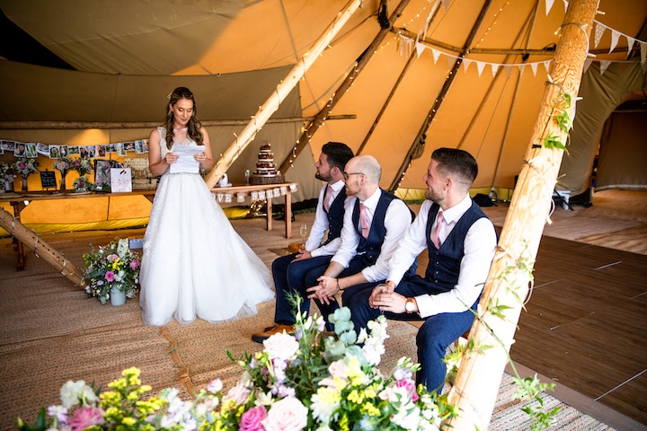 Northamptonshire Tipi Wedding