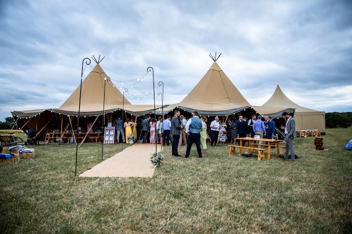 Northamptonshire Tipi Wedding