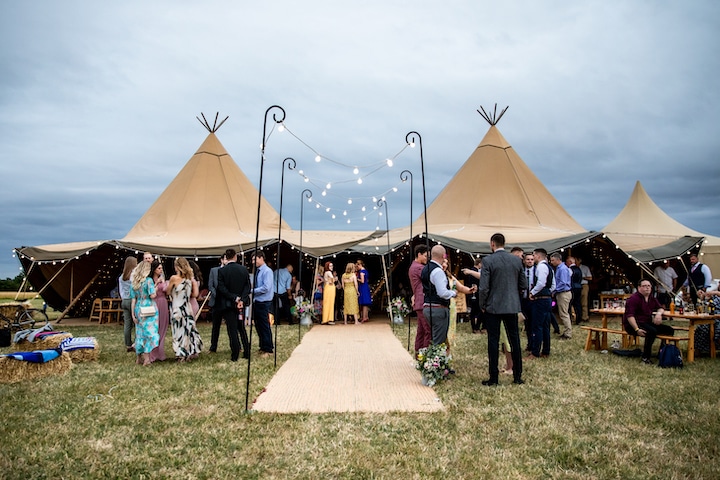 Northamptonshire Tipi Wedding