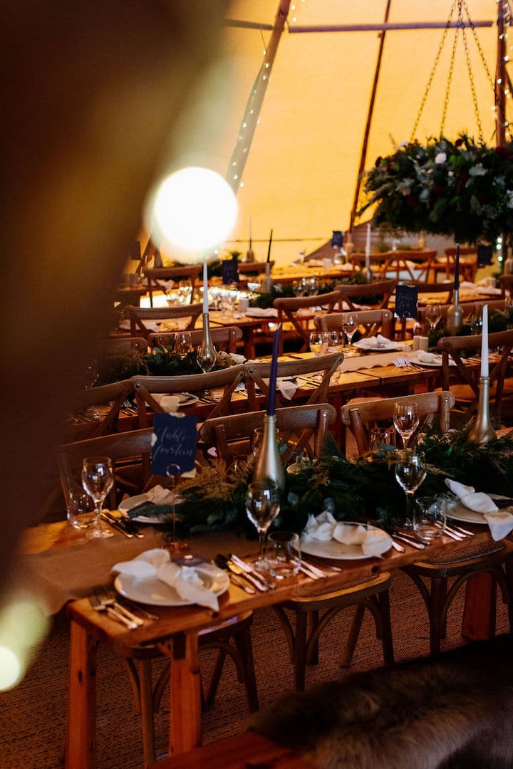 Winter Tipi Wedding