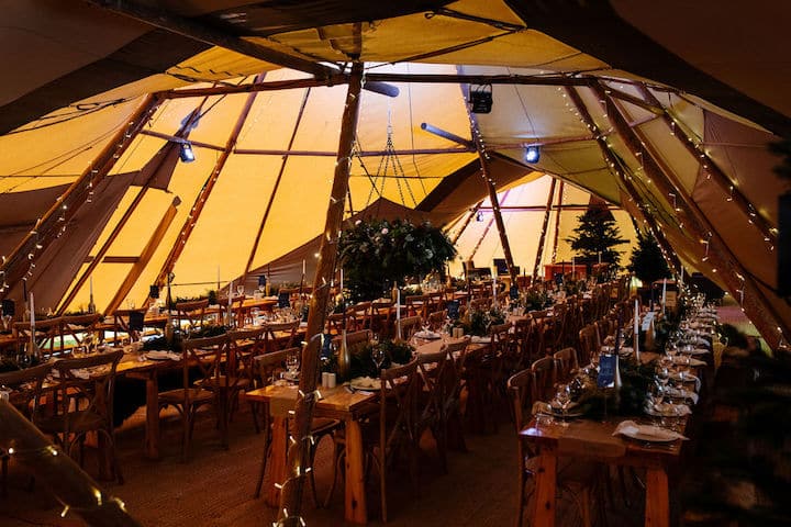 Winter Tipi Wedding