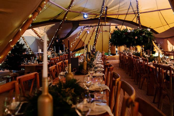 Winter Tipi Wedding