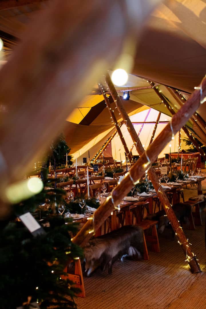 Winter Tipi Wedding