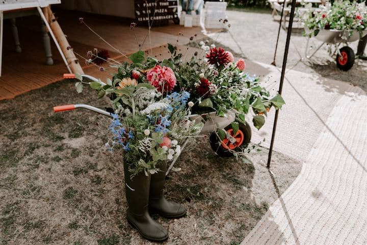 Buckminster Barn Tipi Wedding
