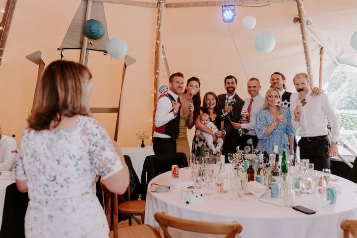 Buckminster Barn Tipi Wedding