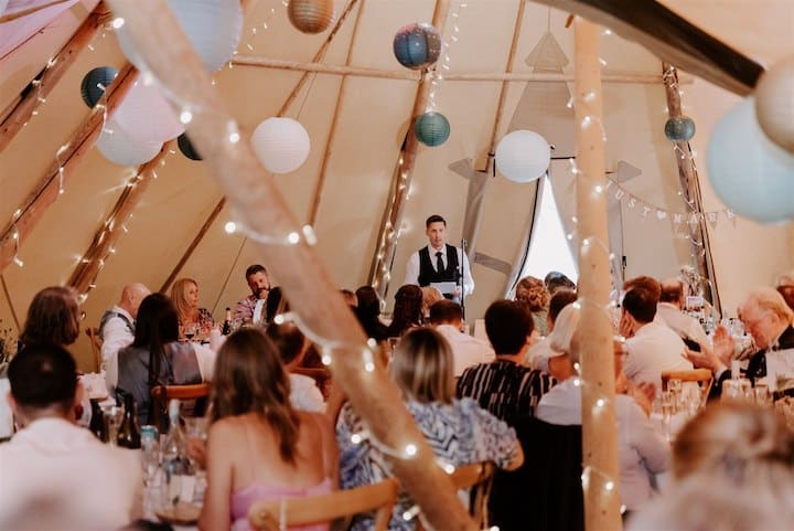 Buckminster Barn Tipi Wedding
