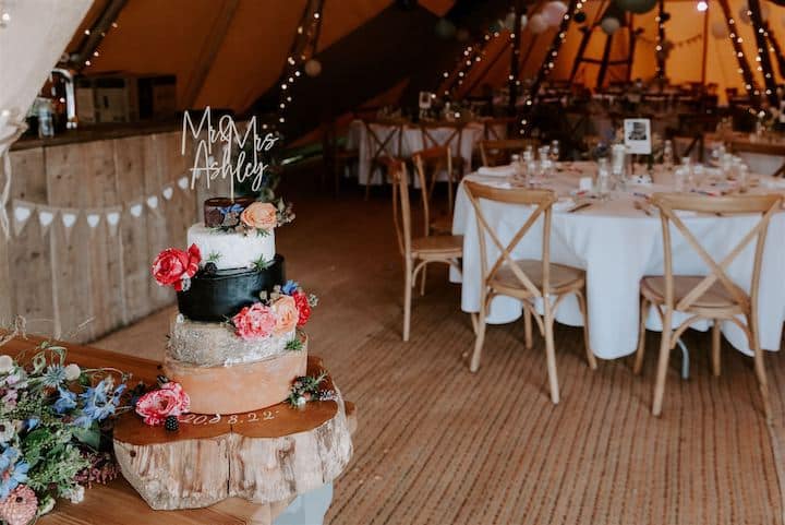 Buckminster Barn Tipi Wedding