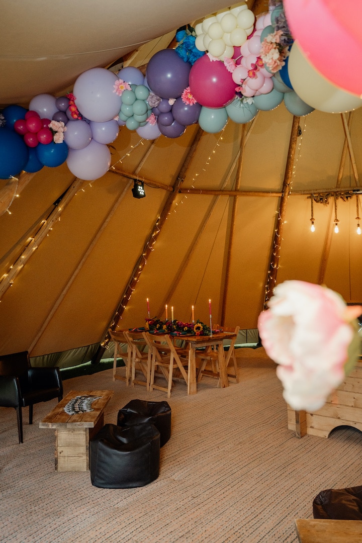 Colourful Tipi Styling Inspiration