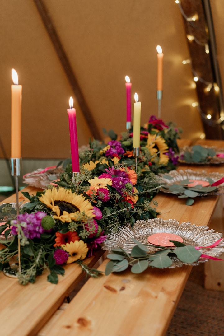 Colourful Tipi Styling Inspiration