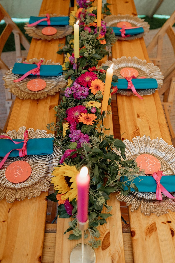 Colourful Tipi Styling Inspiration