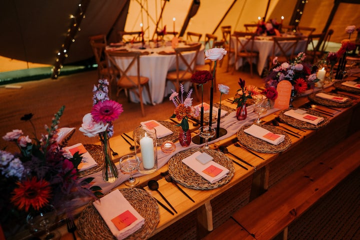 Wedding Tipi Styling