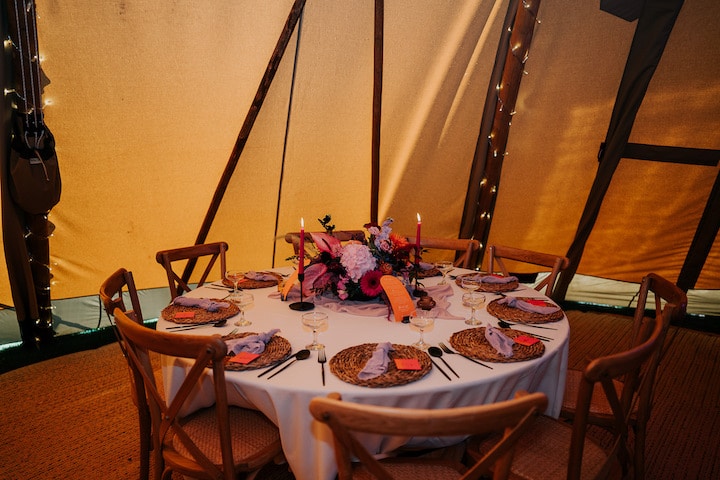 Wedding Tipi Styling