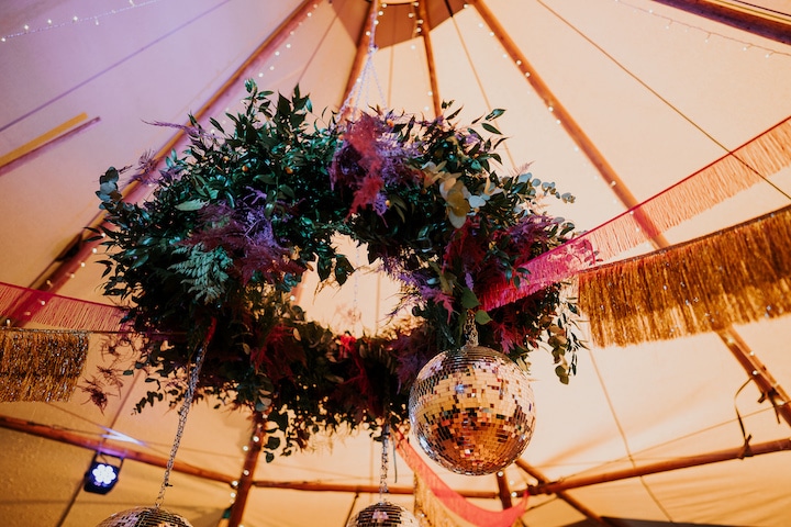 Wedding Tipi Styling