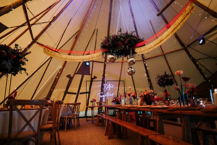 Wedding Tipi Styling