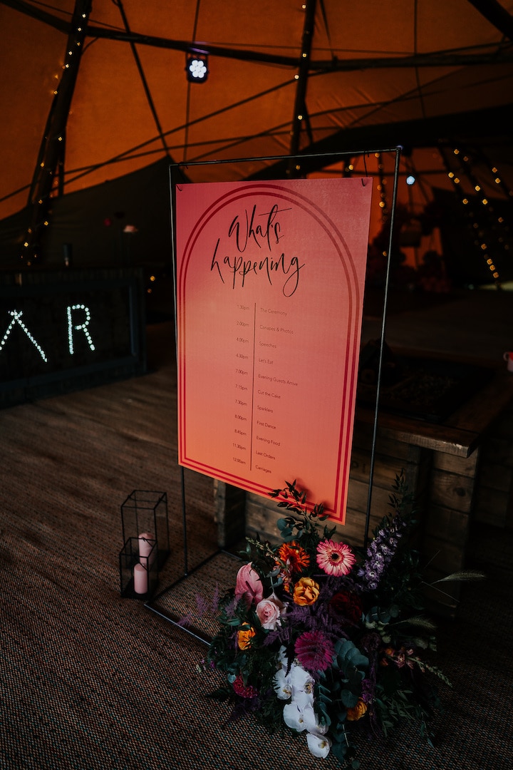 Wedding Tipi Styling