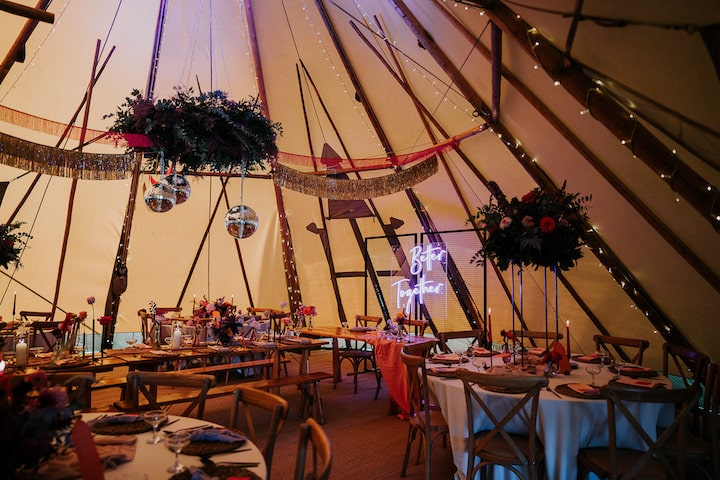 Wedding Tipi Styling