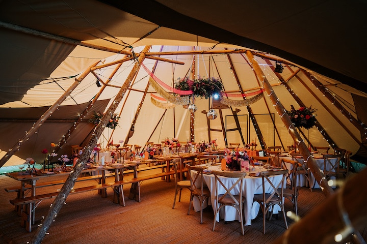 Wedding Tipi Styling