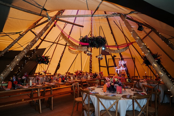 Wedding Tipi Styling