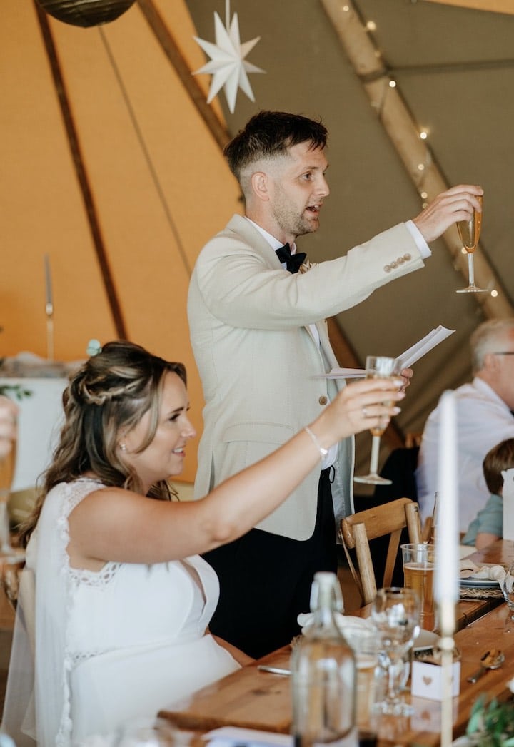 Boho Style Tipi Wedding