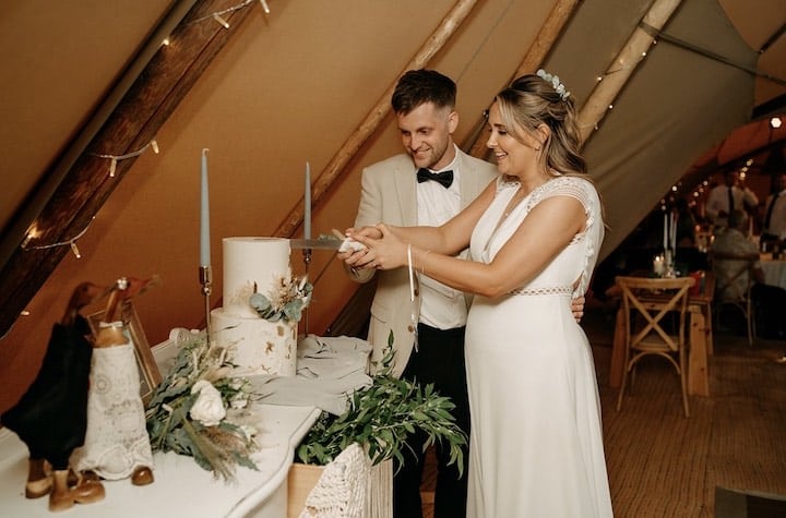 Boho Style Tipi Wedding