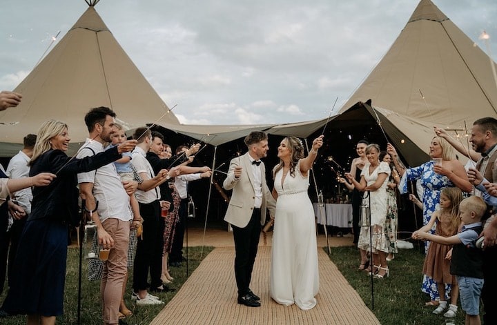 Boho Style Tipi Wedding