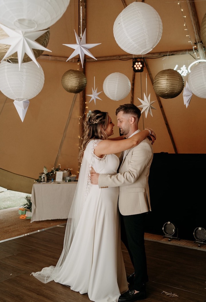 Boho Style Tipi Wedding