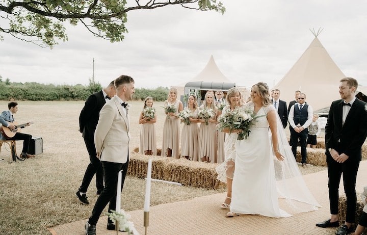 Boho Style Tipi Wedding