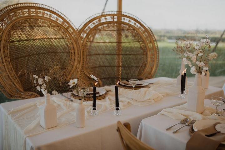 Boho Monochrome Sailcloth Styling