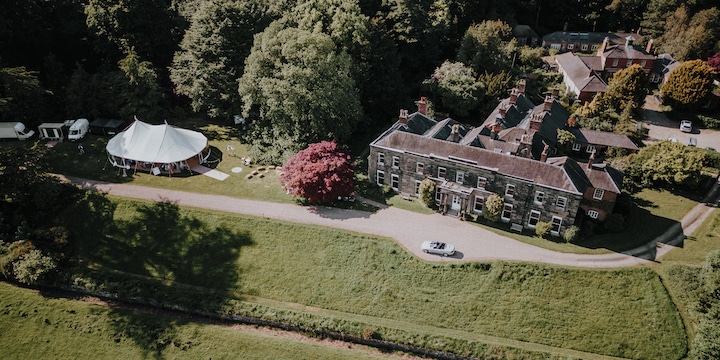 Sailcloth Wedding at Meynell Langley