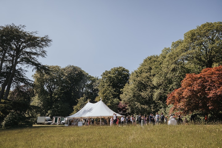Sailcloth Wedding at Meynell Langley