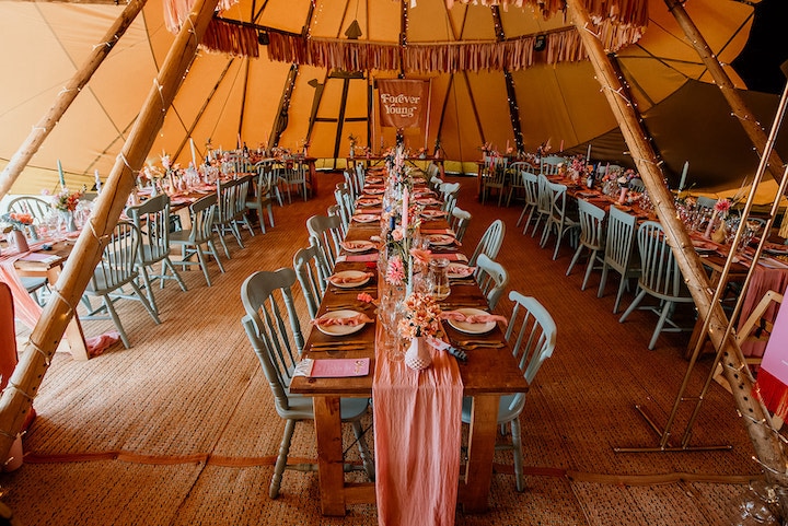 tipi wedding styling ideas 