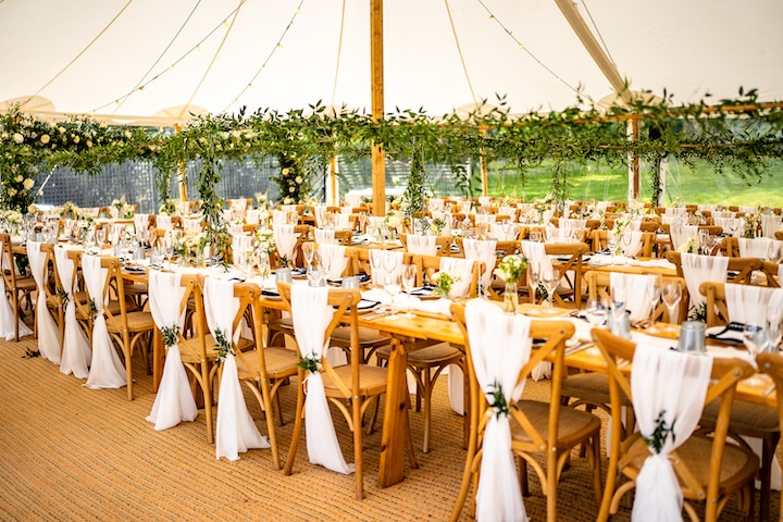 Sailcloth Table Set Up