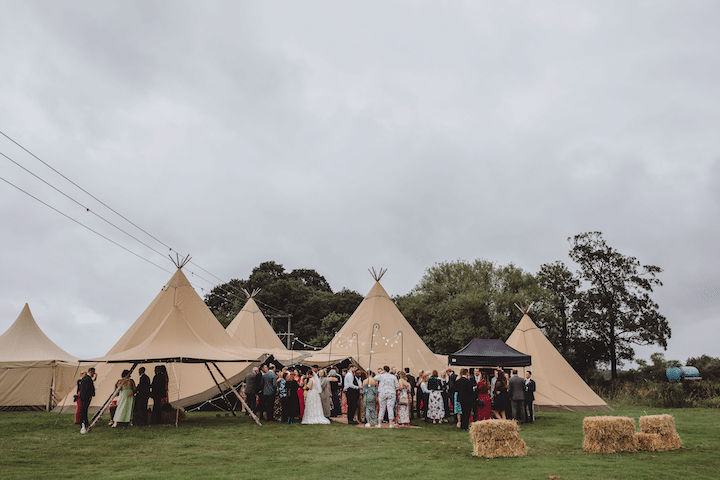 Three Giant Hats and Chill Out Tipis