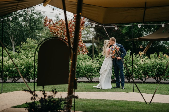 Intimate Garden Tipi Wedding
