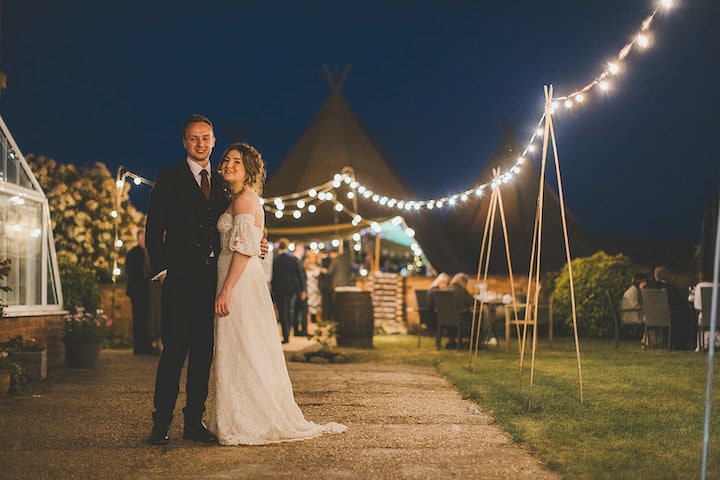 Hannah and Alex's Rustic Themed Tipi Wedding