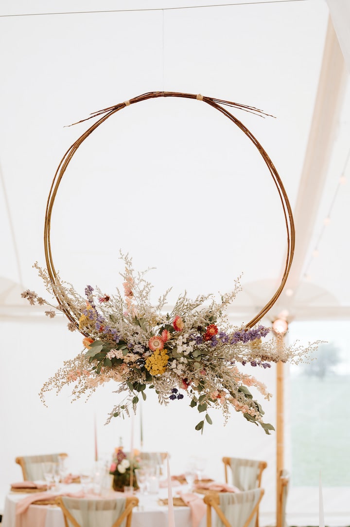 Floral hoop