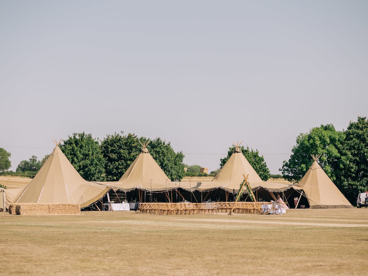 Three Giant Hats and Chill-Out Tipi