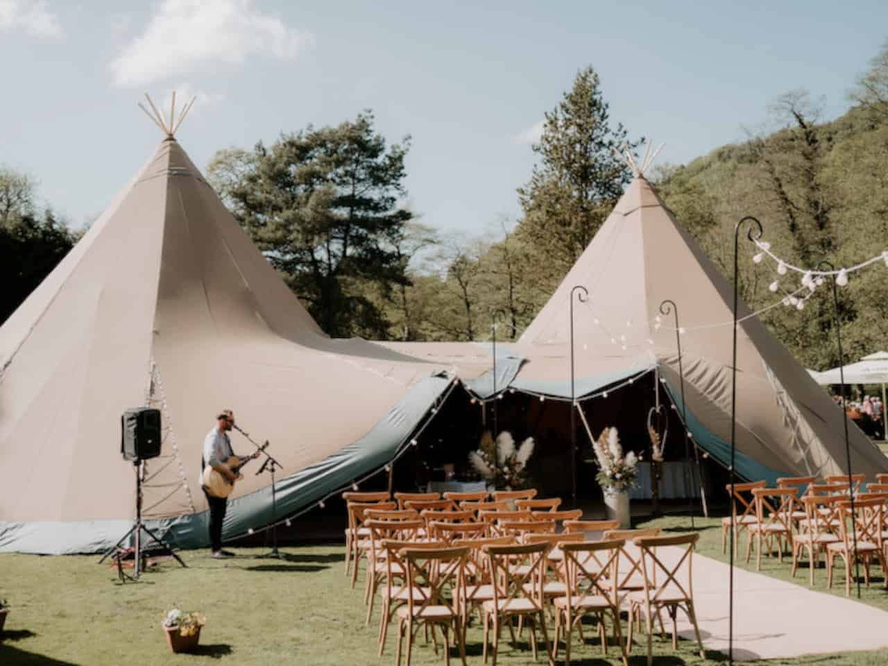Two Giant Hat Tipis