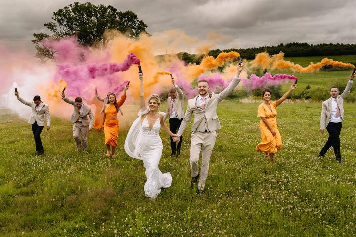 Molly and Jonny's Festival Themed Wedding