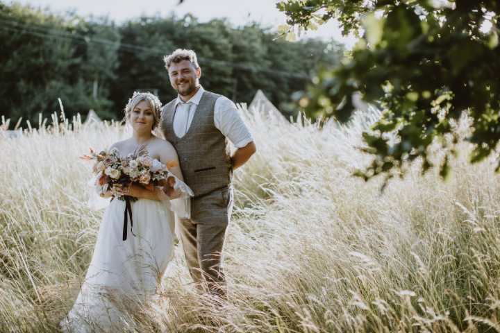Olivia and Zac’s Festival Style Tipi Wedding at the Hideaway, Ticknall