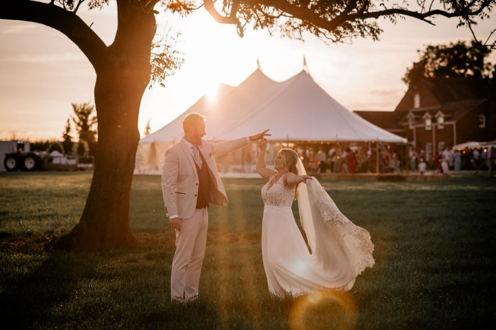 Jodie and James’ Countryside Sailcloth Wedding Celebration